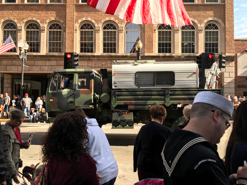 The camper makes it.